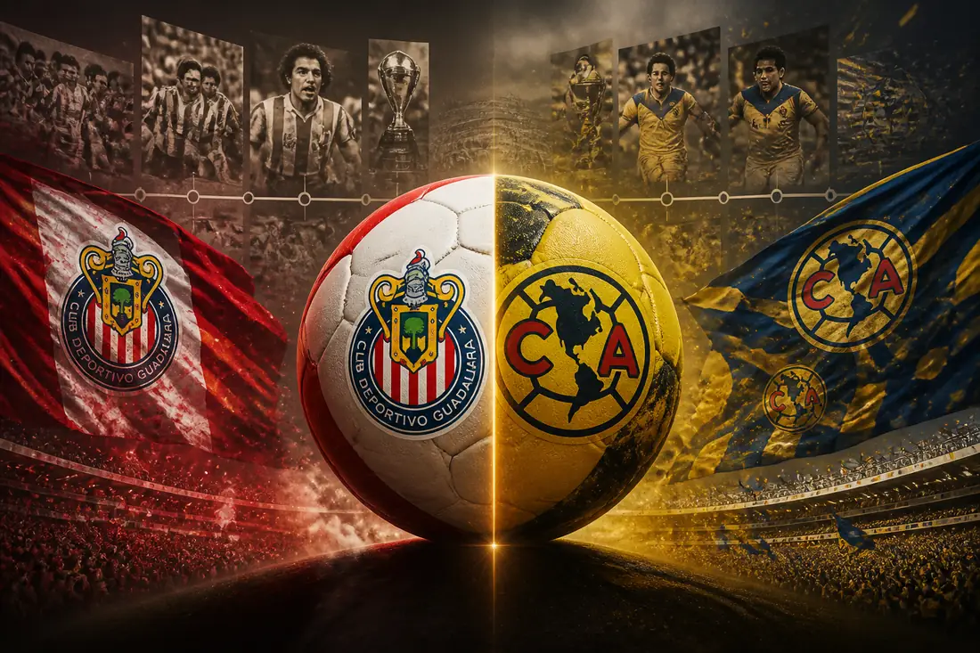 Clásico Nacional rivalidad histórica América y Chivas